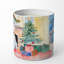 Bougie de Noël parfumée avec support en céramique