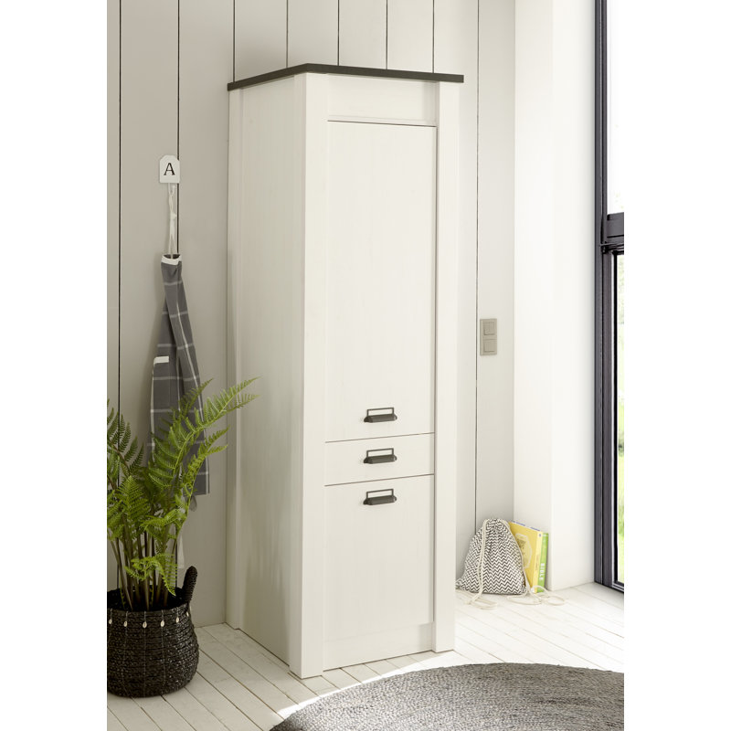 201cm Kitchen Pantry, White