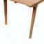 Table de salle à manger d'extérieur en bois massif