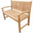 Catlett Solid Teak Wood Garden & Patio Bench-1581178003