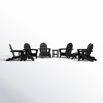 Leighton Foldable Outdoor Adirondack Set