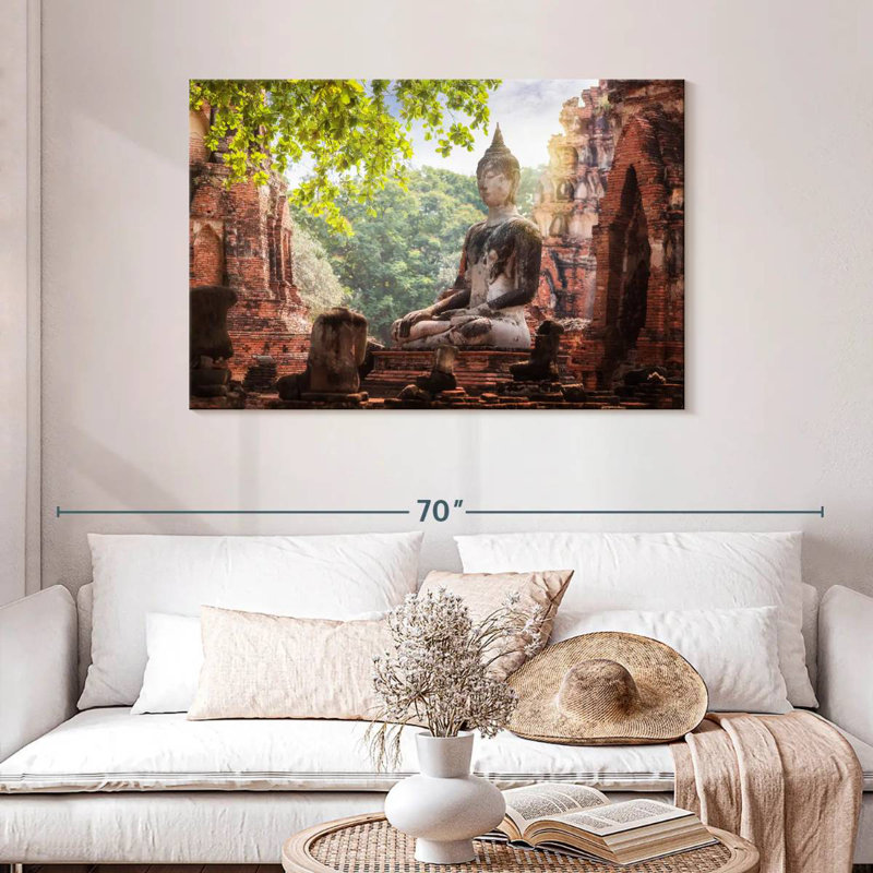 Temple bouddhiste Adella Ayutthaya, H 30 po x l 45 po