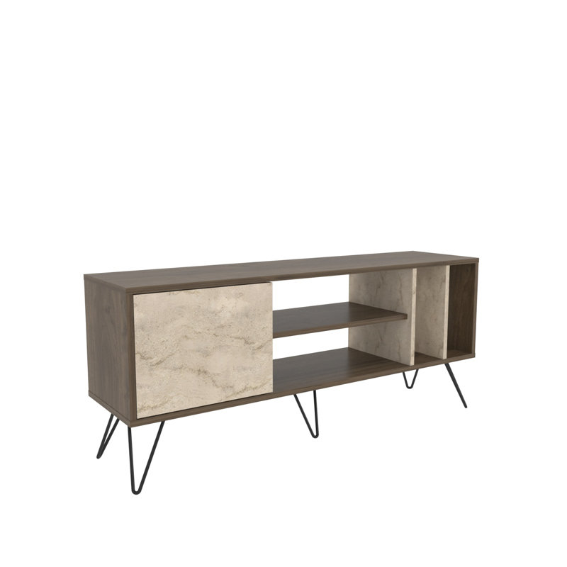 Mistico TV Stand for TVs up to 60", Walnut/Traverter