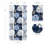 Papier peint floral bleu élégant Elegant