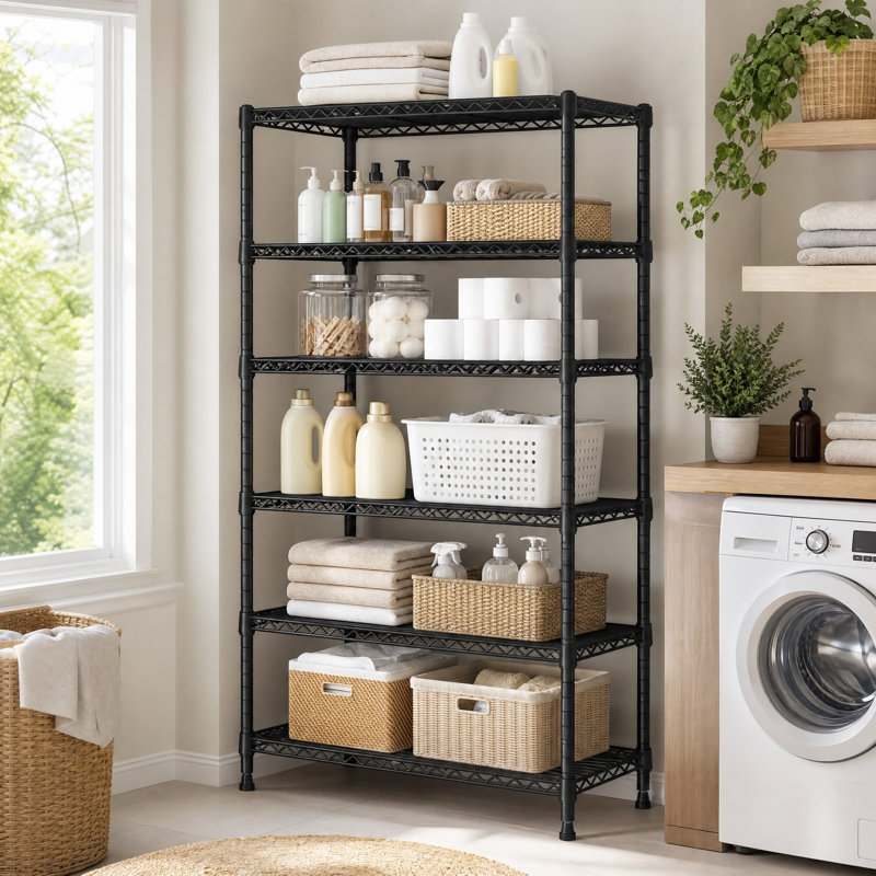 75 cm W Shelving Unit, 180cm H x 75cm W x 35cm D