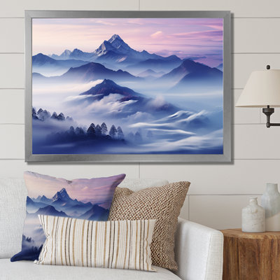 " Mountain Blue Peak Harmonies III "