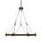 6 - Light Dimmable Wagon Wheel Chandelier