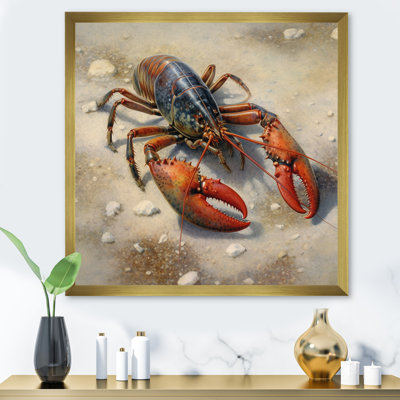 Homard délicatesse marine II sur toile