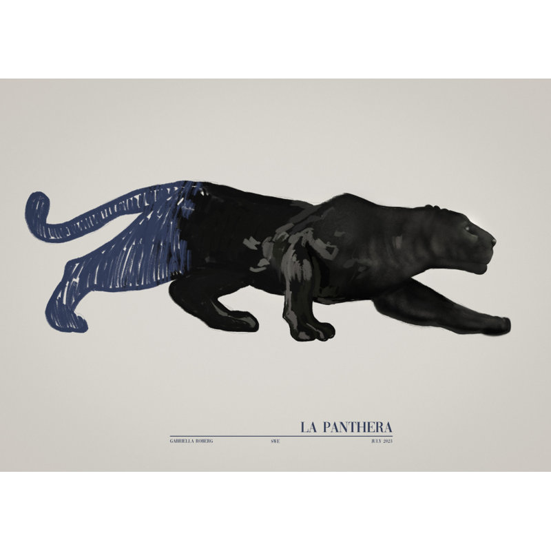 Wrapped Canvas Print, Blue/Black/Beige, 50.8 cm H x 76.2 cm W