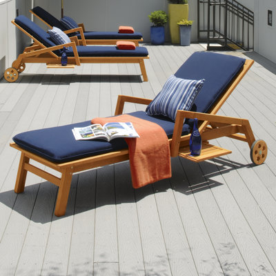 Outdoor Chaise Lounge Cushion
