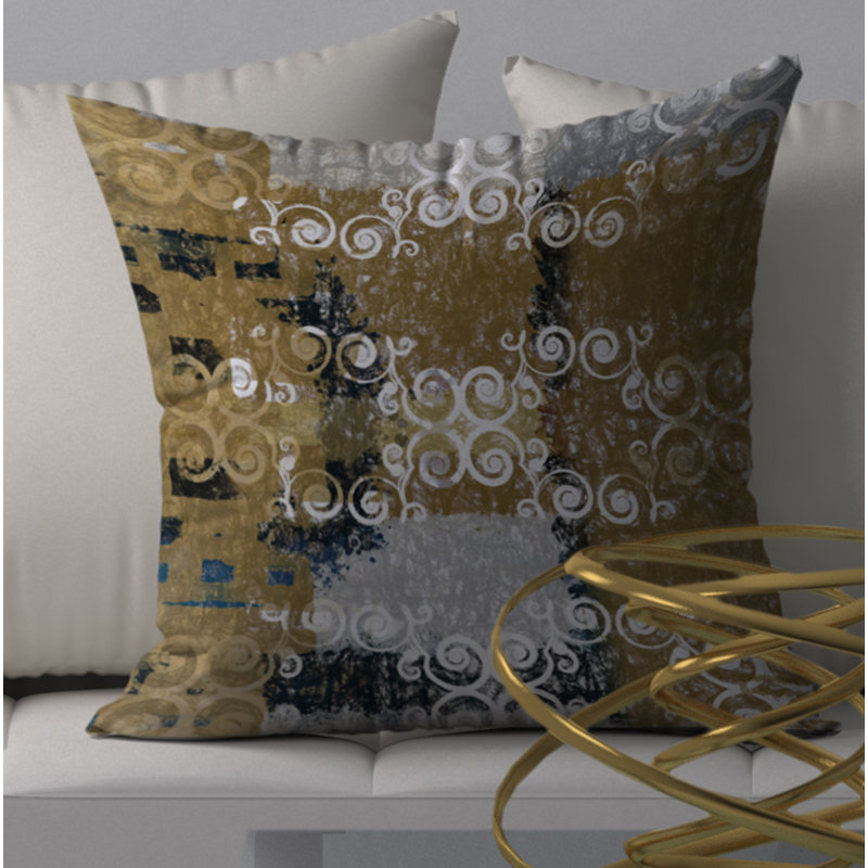 Housse de coussin décoratif carrée succulente, 18" x 18"