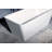 Kingston Brass Arcticstone 59-Inch Solid Surface Rectangular Double Ended Freestanding Tub with Drain