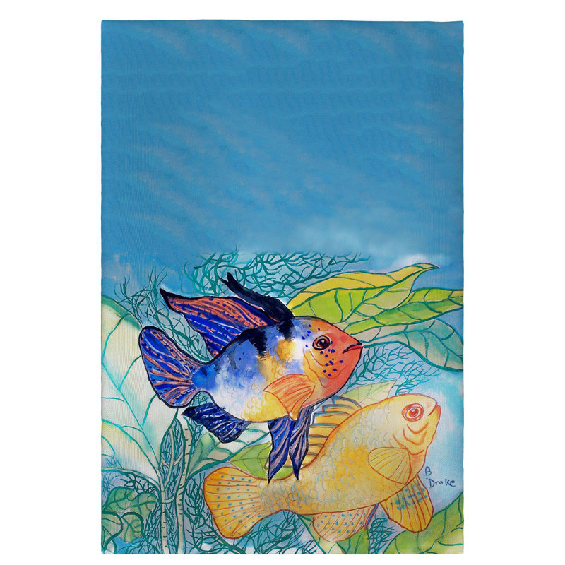 Serviette à main deux poissons Nakasi
