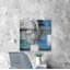 « blue buddha »-reproduction d’art sur toile tendue-220401723