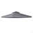 Outsunny 9.8' X 9.8' Gazebo Replacement Canopy, 2-Tier Top UV Cover For 9.84' X 9.84' Outdoor Gazebo, Dark Gray (TOP ONLY)