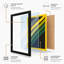 Flowing Lines Geometric - Framed Print-286070901-286070910