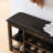 Adjustable Height Long Bench, Rubberwood Frame, Comfortable Pu Leather And Sponge Seat, Concealed Storage Design, Three Layers Of Ventilation Storage, Solid Wooden Legs, 22" Product Height, 33.7Kgs-1954101567