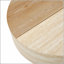 Round Coffee Table with Flip-Top and Hidden Storage, Perfect for Modern Living and Extra Storage