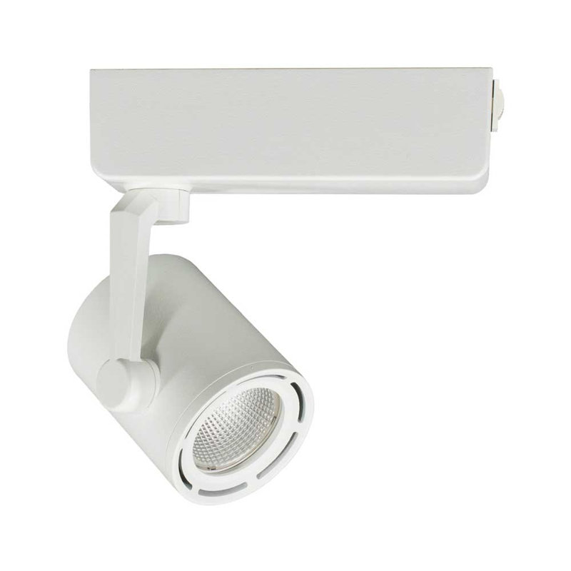1-Light 25 Degree Beam Angle Track Head, White, Wide