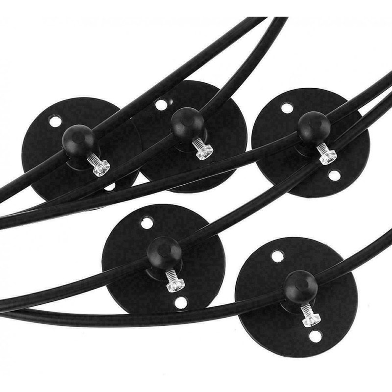8 - Light Cluster Pendant, Grey, Yes