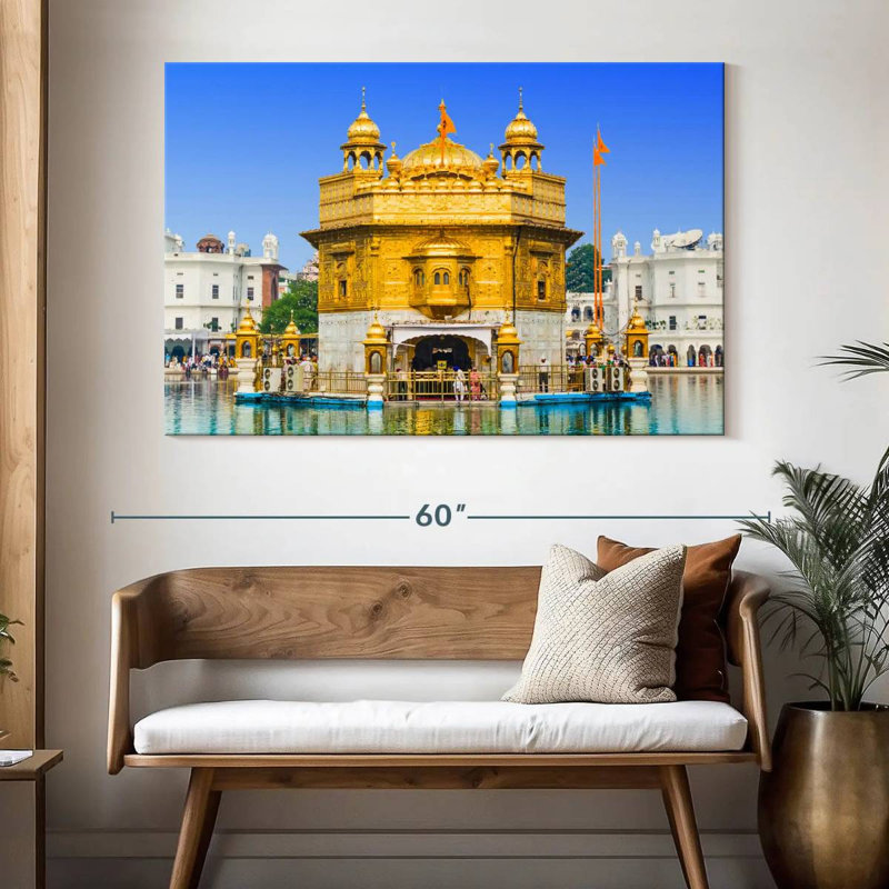 Temple d'or de Nicci Amritsar, H 34 po x l 51 po