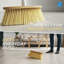 Bamboo Indoor Broom Stylish Modern Soft Sweeping Brush