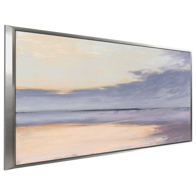 «Shore» par Julia Purinton, reproduction sur acrylique, H 24 po x l 40 po x P 1,5 po, Toile tendue