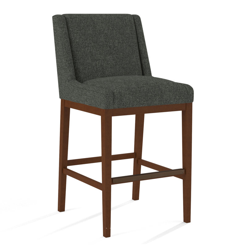 Upholstered Stool, 61558-61, English Saddle