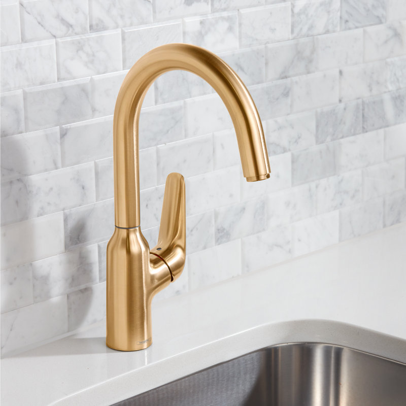 Focus N Bar Faucet, 1.75 GPM, Brushed Gold Optic