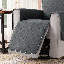 Housse pour fauteuil inclinable résistant à l'eau, housses antidérapantes pour fauteuil inclinable avec poche, housse de canapé inclinable lavable, protecteur de mobilier pour enfants, animaux de compagnie (grand, gris)-81418107-3696478