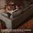 99" Leather Upholstered Sectional Sofa with Hidden Storage-387696364-387696360