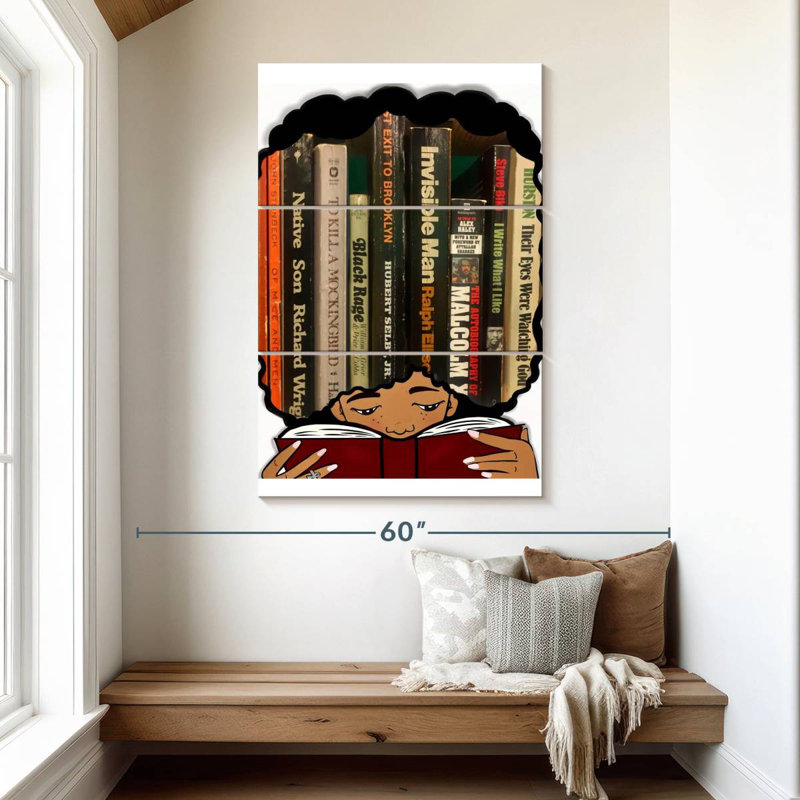Kerner Read On, 50" H x 32" W