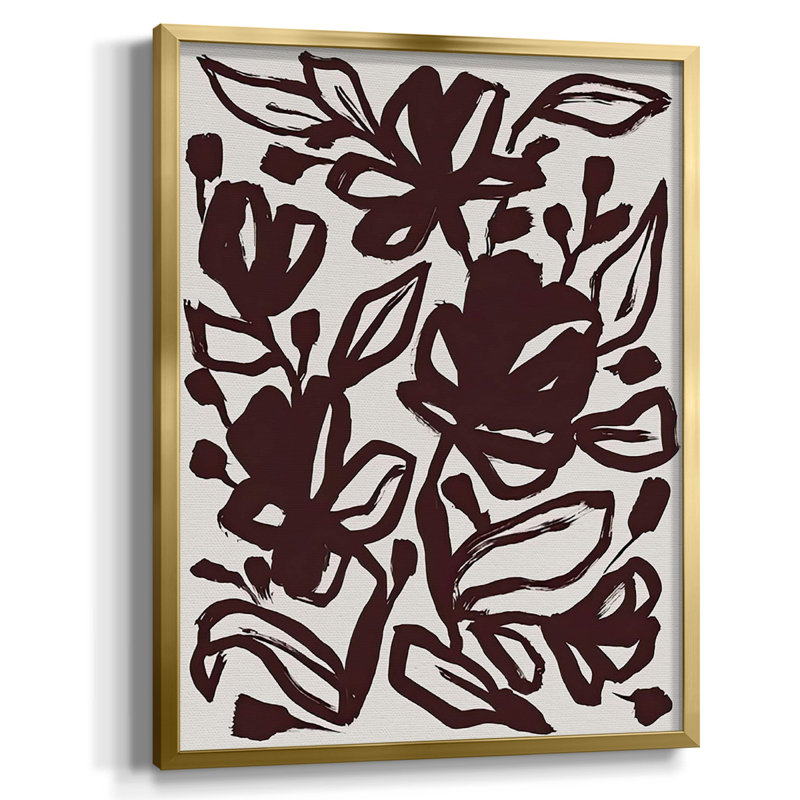 Dorset Shapes I, Toile avec cadre doré, Non