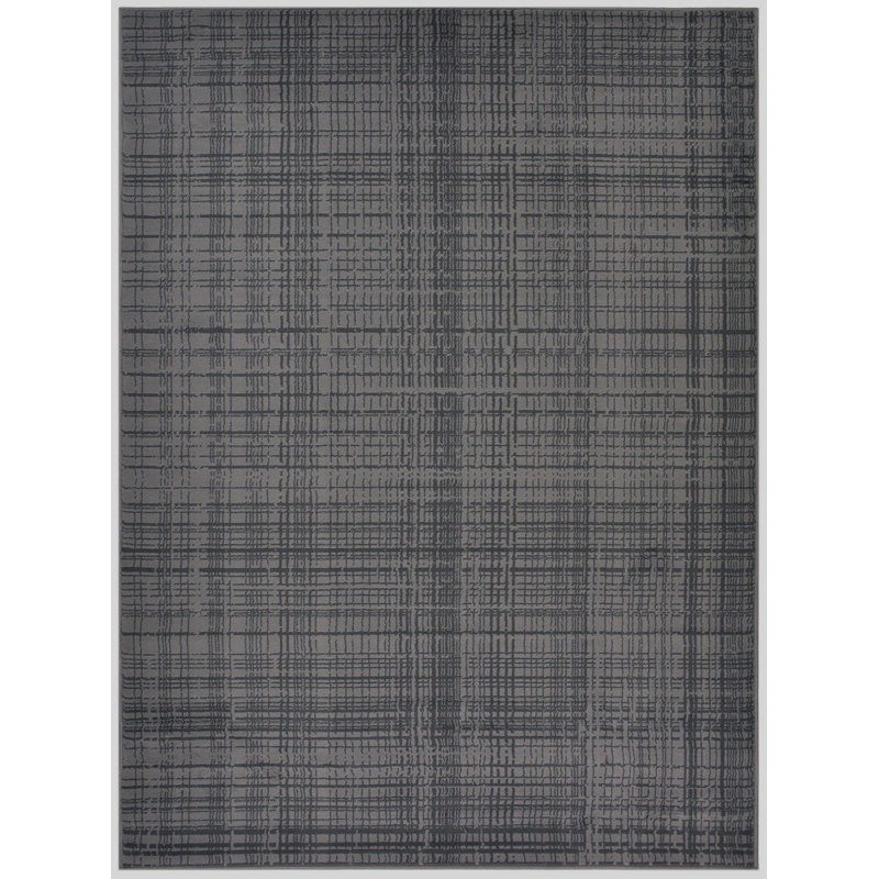 Striped Allover Power Loom 5x7 Area Rug