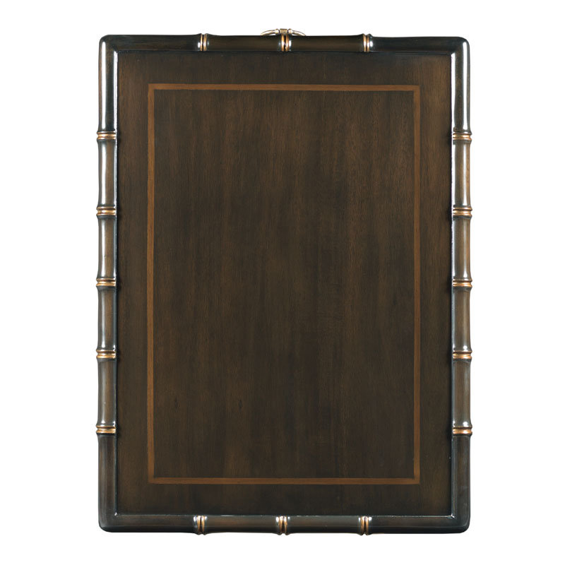 Henry Solid Wood Tray Top End Table with Storage