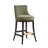 Lucia Modern Chenille Upholstered Bar Stool with Beech Wood Frame in Leaf Green-113050973-113050972
