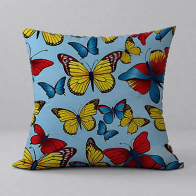 Abstract Reversible Throw Pillow