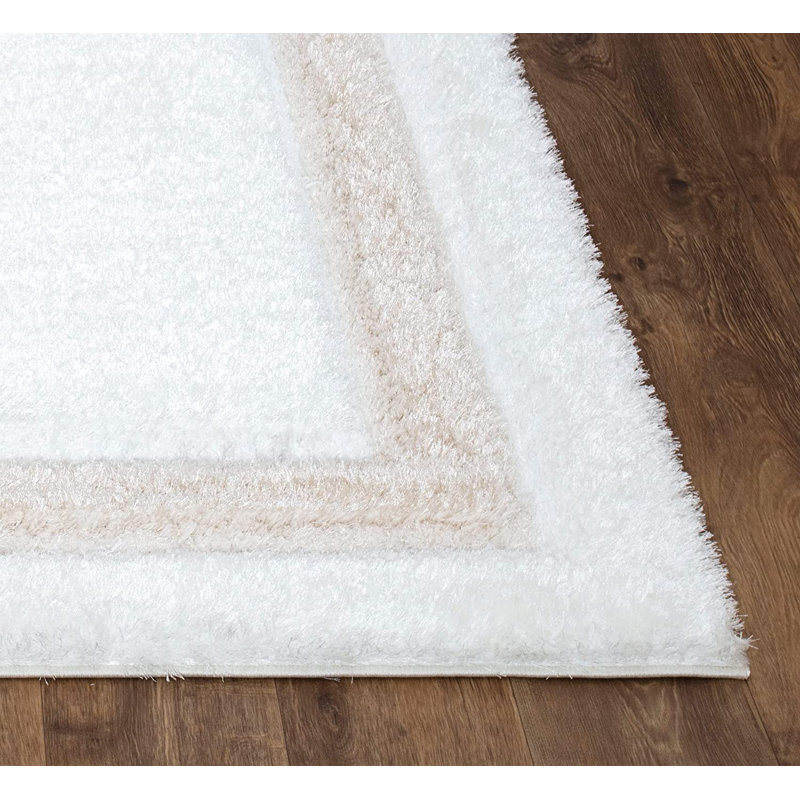 Aleara Shag Indoor / Outdoor Area Rug, Rectangle 60 x 110cm