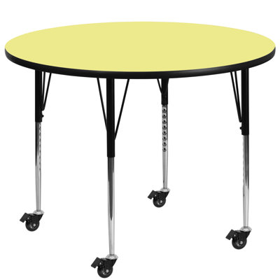 Table ronde mobile en stratifié Goddard