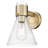 Downtown Urban - Woodham - 1 Light 8" Wall-mounted Sconce -Light Smoke Shade-744964016-744964022