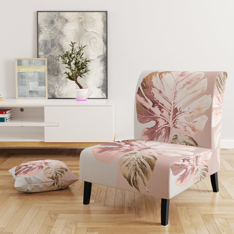 Moorton Upholstered Accent Chair , Pink/Green
