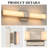 24" LED Bathroom Vanity – Brushed Nickel