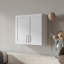 Armoire de rangement murale empilable, P 11,81 po x l 31,50 po x H 29,92 po