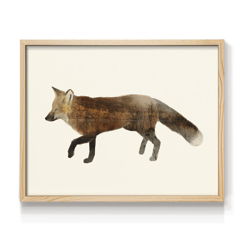 The Wilderness VI -Framed Print - Restickable, Natural, 11" H x 14" W
