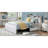 Queen Size Bed Frame With Metal Construction & Headboard Comfortable Noise- Design-459530730