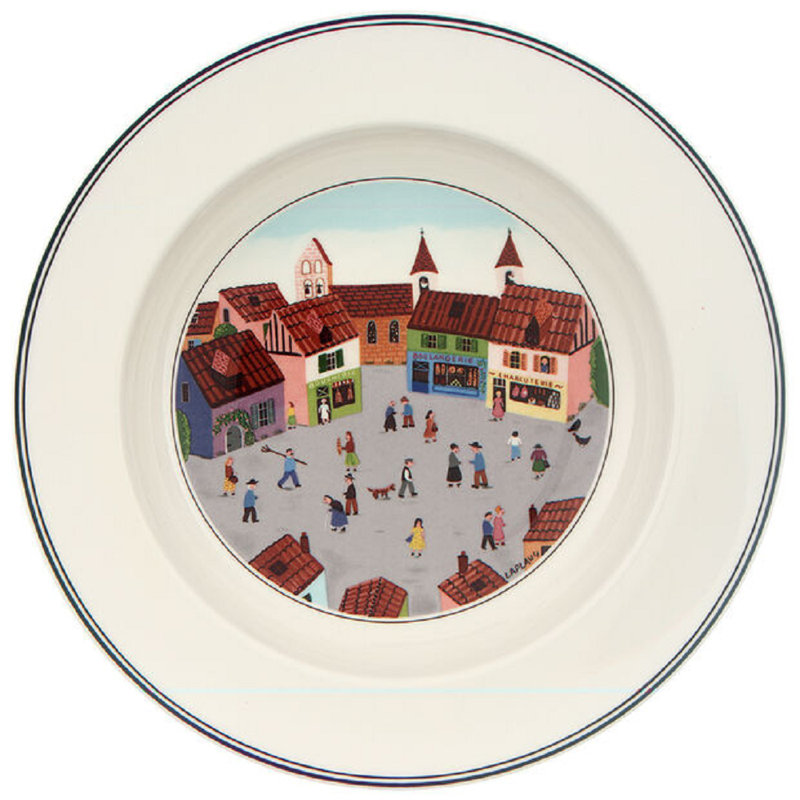 Villeroy & Boch Design Naif Rim Soup Plate - Old Village Square