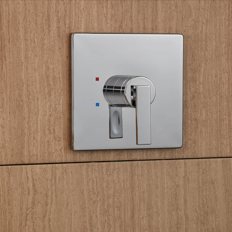Garniture de valve de douche Lura, Chrome poli