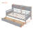Daybed, Wood Slat Support, with Bedside Shelves and Two Drawers-1290276118-1290276116