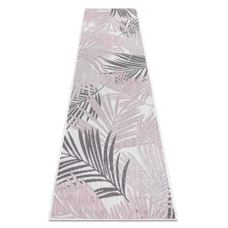 Runner Allisa Floral Flatweave Area Rug, Runner 80 x 300 cm