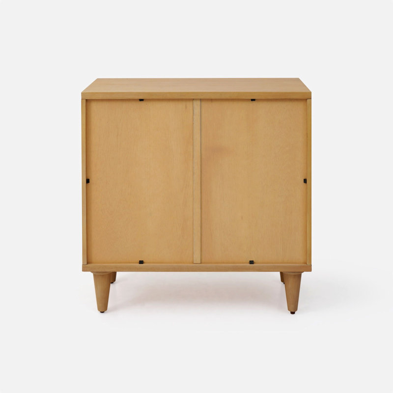 Commode d'appoint moderne à 2 portes (ensemble de 4), aucun assemblage requis, 4 pièces